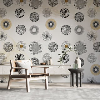 Round Soft Patterned Self Adhesive Wallpaper Australia - Luzen&Co