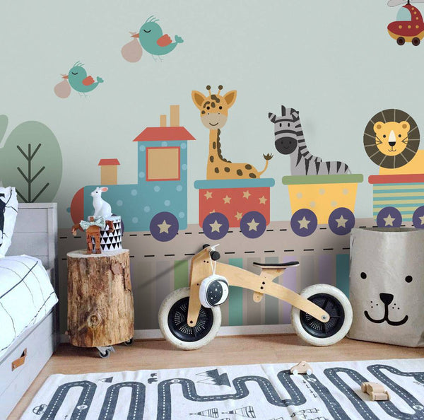 Kids Peel and Stick wallpaper Self adhesive wallpaper -Luzen&Co