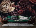 Dark Flowers 3D Self adhesive Wallpaper