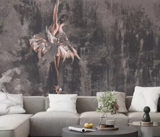 Vintage Wall Ballet Lady Wall Mural Wallpaper - Australia Luzen&Co