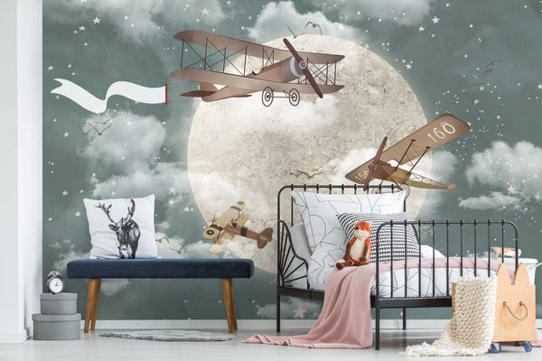 Kids Self adhesive wallpaper Peel and Stick wallpaper in Australia - Luzen&Co