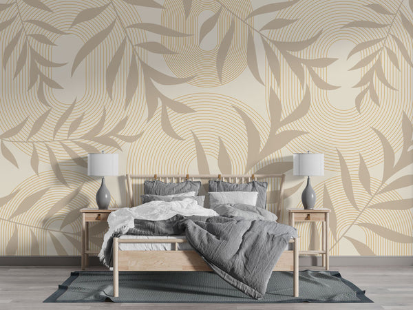 Soft Leaves Self Adhesive Wallpaper