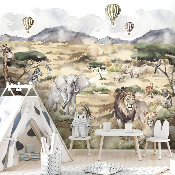 Animals Self adhesive wallpaper Peel and Stick wallpaper in Australia - Luzen&Co