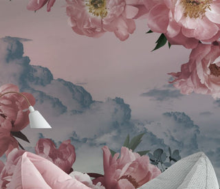 Pink Big Rose Peel and Stick Wallpaper