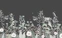 Dark Background Flower Garden Self adhesive Wallpaper