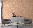 Linear Portraits Wallpaper Wall Mural Wallpaper - Luzen&Co Australia