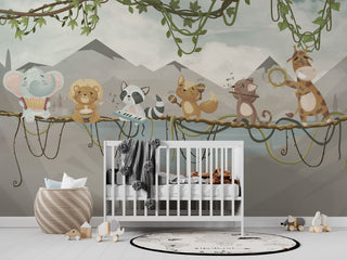 Kids Self adhesive wallpaper Peel and Stick wallpaper  - Luzen&Co