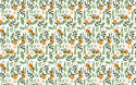 Orange Trees Leaves Self adhesive Wallpaper