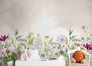 Floral Vintage Self adhesive wallpaper Flower Peel and stick Wallpaper - Luzen&Co