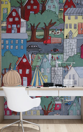 Kids Peel and Stick wallpaper Self adhesive wallpaper -Luzen&Co