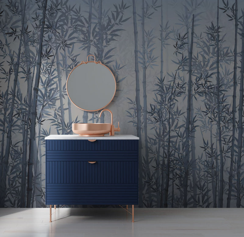Foggy Forest Self adhesive Wallpaper