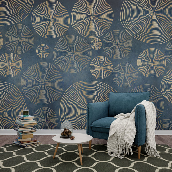 Spiral Shape Self Adhesive Wallpaper, Peel and Stick wallpaper, Wallpaper in Australia - Luzen&Co