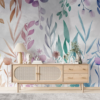 Floral Vintage Self adhesive wallpaper Flower Peel and stick Wallpaper - Luzen&Co