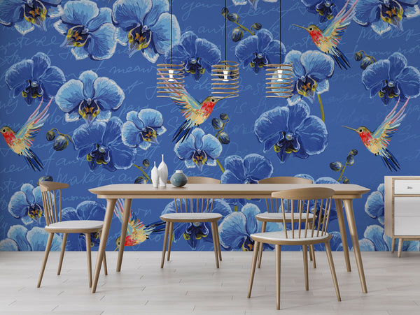 Floral Vintage Self adhesive wallpaper, Flower Peel and stick Wallpaper - Luzen&Co