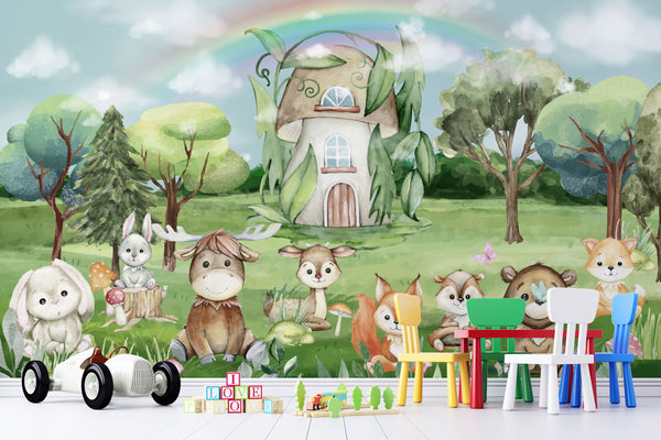 Kids Self adhesive wallpaper Peel and Stick wallpaper  - Luzen&Co