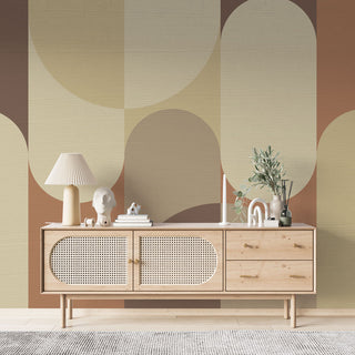 Soft Geometric Patterns Modern Wallpaper