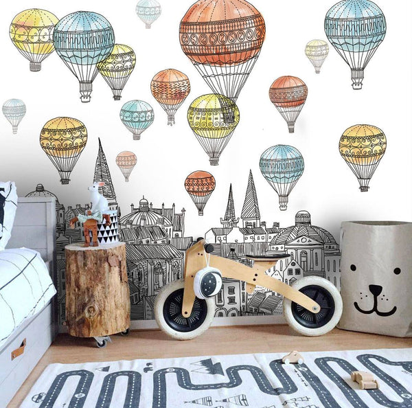 Kids Peel and Stick wallpaper Self adhesive wallpaper -Luzen&Co