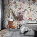 Soft Roses Peel and Stick Wallpaper in Australia - Luzen&Co