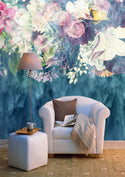 Floral Vintage Self adhesive wallpaper, Flower Peel and stick Wallpaper in Australia - Luzen&Co