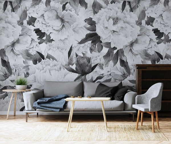 Floral Vintage Self adhesive wallpaper, Flower Peel and stick Wallpaper in Australia - Luzen&Co