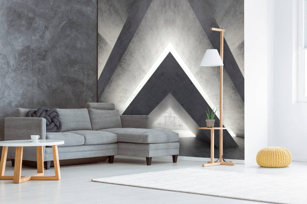 3D Outlook Symmetric Light Effected Wallpaper