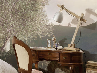 Mountain and Big Sycamore Landscape Wallpaper