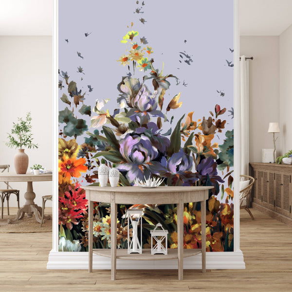 Pastel Colors Flowers Wallpaper