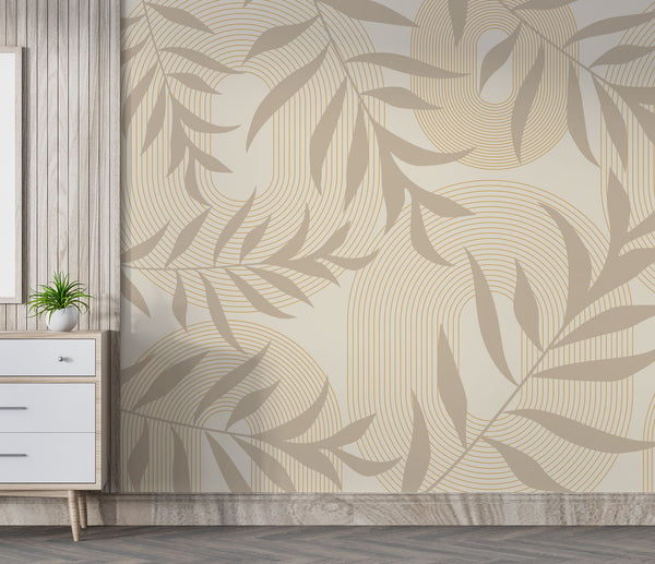 Soft Leaves Self Adhesive Wallpaper