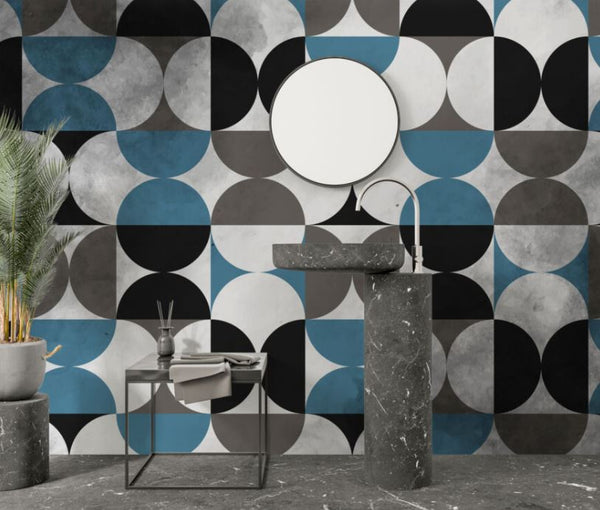 Dark Geometric Pattern Wallpaper