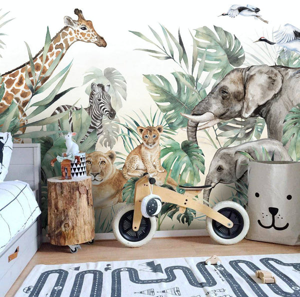 Animals Kids Wall poster, Wall sticker, Wall poster, Wall Decal - Luzen&co