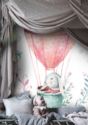 Hot Air Balloon And Aircrafts kids Wallpaper