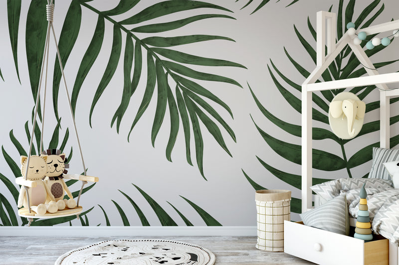 Big Tropical Leaves Self Adhesive Wallpaper