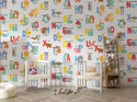 Alphabet Kids Self adhesive wallpaper Peel and Stick wallpaper in Australia - Luzen&Co
