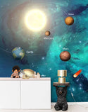Blue Space Self adhesive Wallpaper