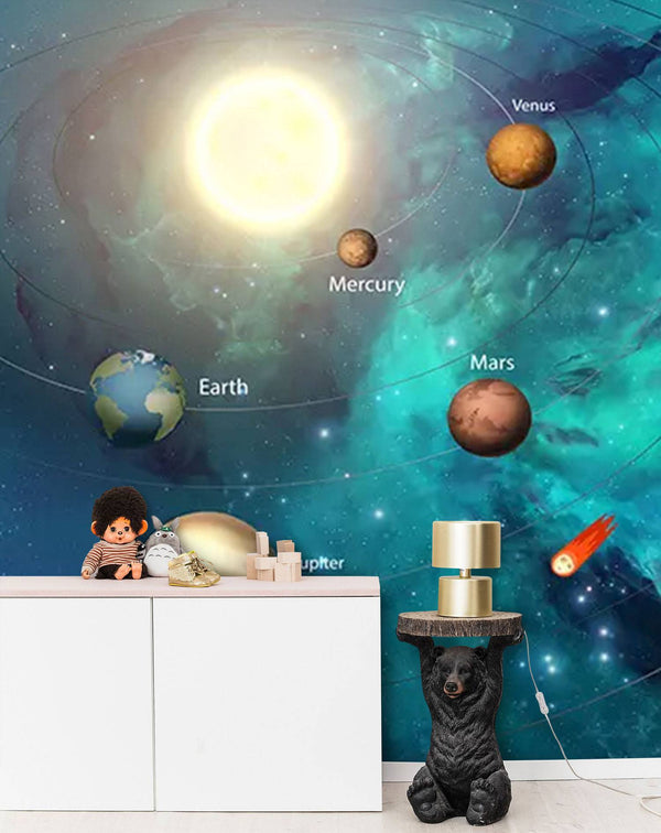 Blue Space Self adhesive Wallpaper