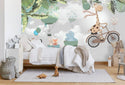 Animals On A Bike Train Wallpaper, Wall sticker, Wall poster, Wall Decal - Luzen&co