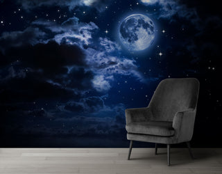 Sky and Moon Landscape Wallpaper in Australia - Luzen&Co