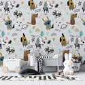 Dogs Kids Self adhesive Wallpaper, Wall sticker, Wall poster, Wall Decal - Luzen&co