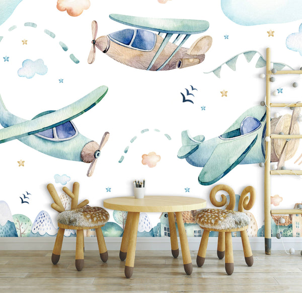 Kids Self adhesive wallpaper Peel and Stick wallpaper in Australia - Luzen&Co
