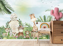 Animals In The Forest Kids Self adhesive Wallpaper