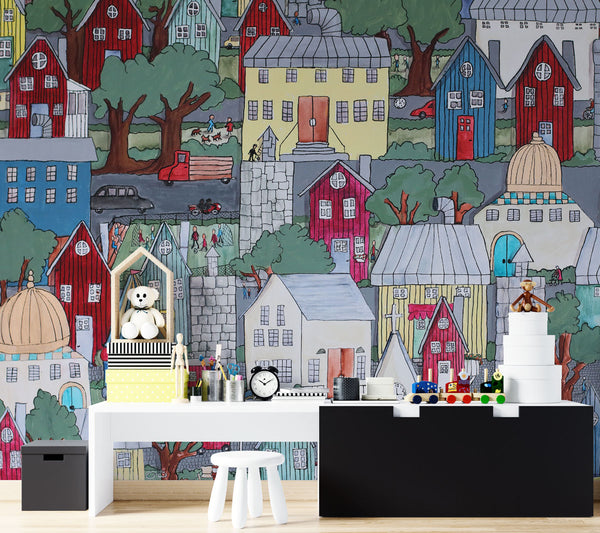 Kids Peel and Stick wallpaper Self adhesive wallpaper -Luzen&Co