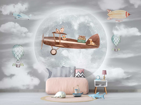 Kids Self adhesive wallpaper Peel and Stick wallpaper in Australia - Luzen&Co
