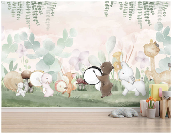 Kids Self adhesive wallpaper Peel and Stick wallpaper  - Luzen&Co
