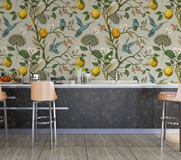 Floral Vintage Self adhesive wallpaper, Flower Peel and stick Wallpaper in Australia - Luzen&Co