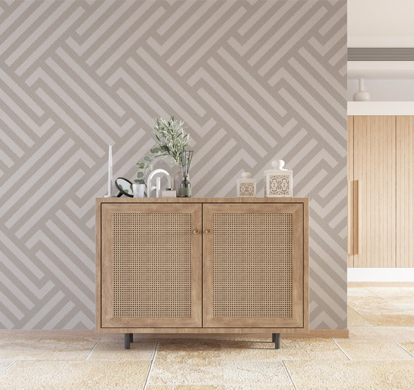 Linear Pattern Soft Self Adhesive Wallpaper