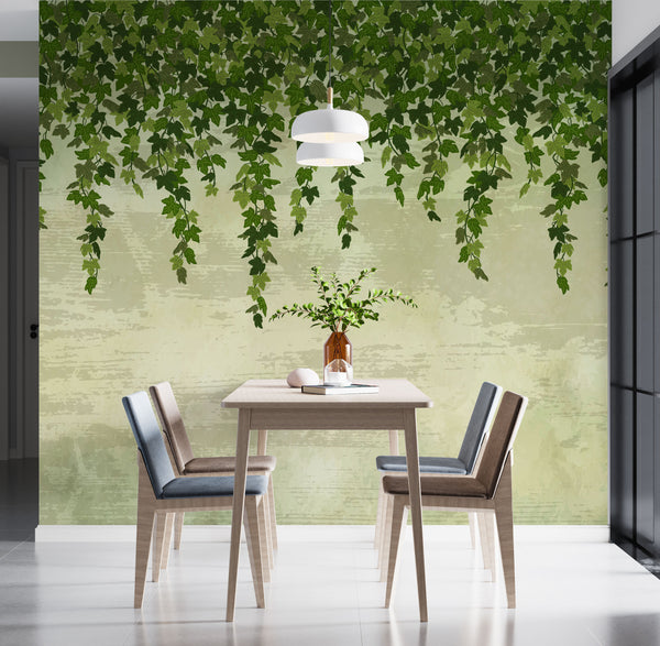 Vine Leaves Self adhesive Wallpaper