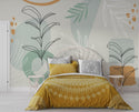 Minimalist Leaves Wallpaper - Luzen&Co