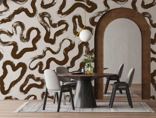 Colorful Linear Patterns Modern Wall Mural Wallpaper - Luzen&Co