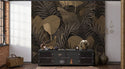 Dry Leaf Types Collaged Self adhesive Wallpaper