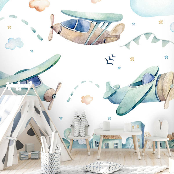 Kids Self adhesive wallpaper Peel and Stick wallpaper in Australia - Luzen&Co
